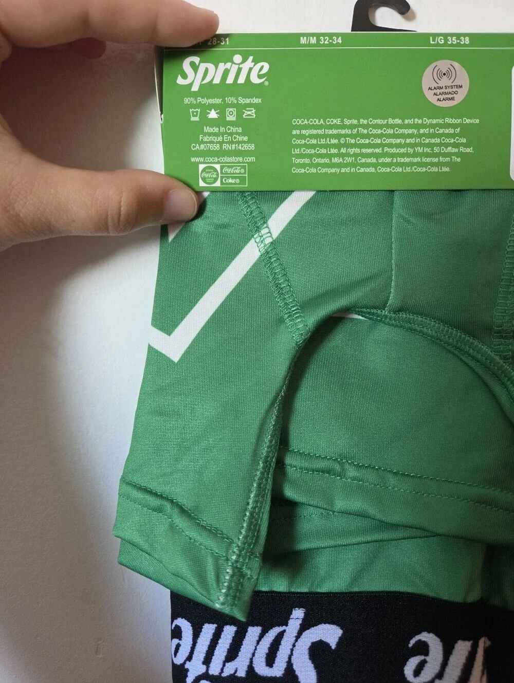 Sprite Branded Green & Yellow Boxer Briefs